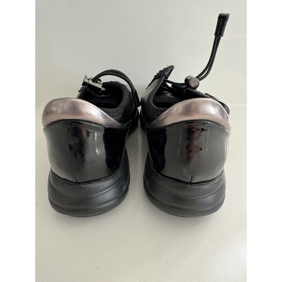 Geox  Respira  bling Women's  Sneakers Italian Patent Leather Shoe bronze Size 8 - Picture 7 of 16